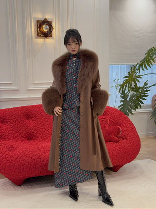 SAKS POTTS - FOXY COAT / WALNUT