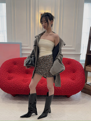 THE MANNEI - Dafni Skirt Flower