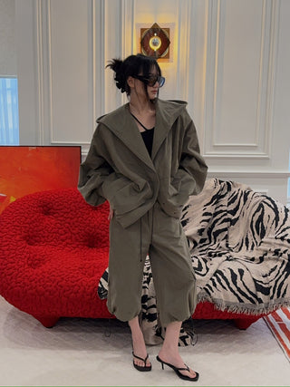 THE MANNEI - Cargo Trousers in Khaki