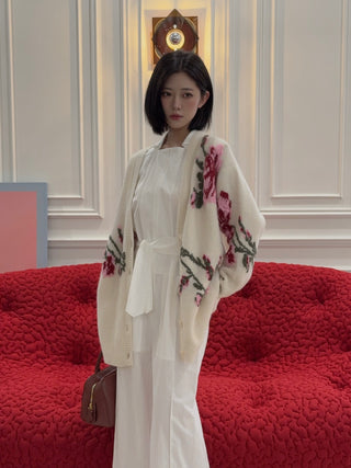 BLUMARINE MAXI SWEATER CARDIGA