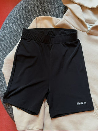 BONBOM - BIKER SHORTS / BLACK