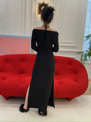 VAILLANT STUDIO - BRADIGAN LONG SLEEVE DRESS / BLACK