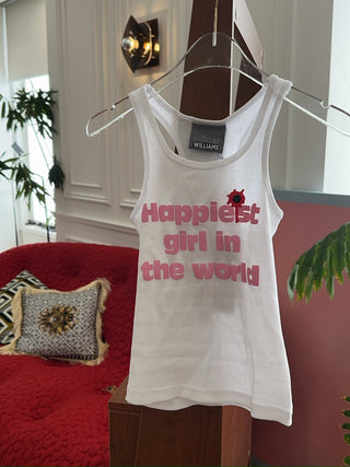ASHLEY WILLIAMS - HAPPY VEST / WHITE