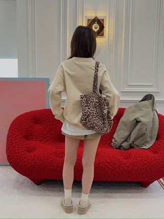 SPORTY & RICH - Equestrian Crewneck in Cream