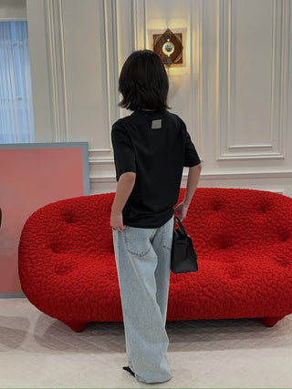 AYA MUSE - Boxy T-shirt in Black