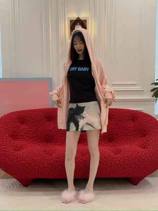 ASHLEY WILLIAMS - KITTEN TRIO SKIRT / KITTEN TRIO