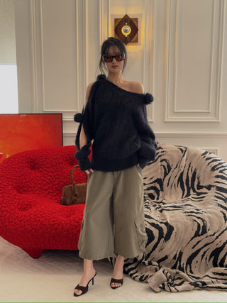 BLUMARINE KIMONO SWEATER