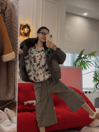 THE MANNEI - Cargo Trousers in Khaki