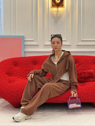 SAMI MIRO VINTAGE SAFETY PIN SWEATPANTS