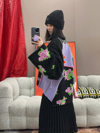 NATASHA ZINKO UPCYCLED LONG SLEEVE SWEATER