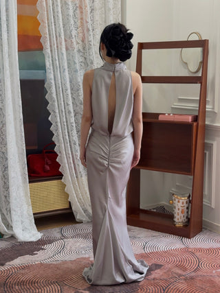 THE ANDAMANE TABITA SLEVELESS DETAILED MAXI DRESS