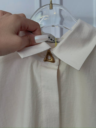 AERON - WIDE FIT SHIRT / OFF WHITE