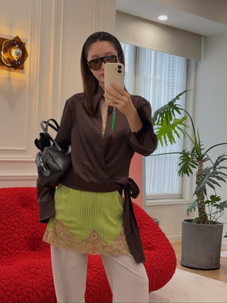 16ARLINGTON - Romy Shirt in Brown