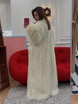 GIUSEPPE DI MORABITO COAT IN MONGOLIAN FUR