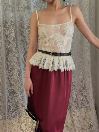 RXQUETTE - Dentelle Bodice Top in Ivory