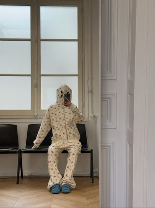 ASHLEY WILLIAMS - Butterfly Hoodie in Peach Deer