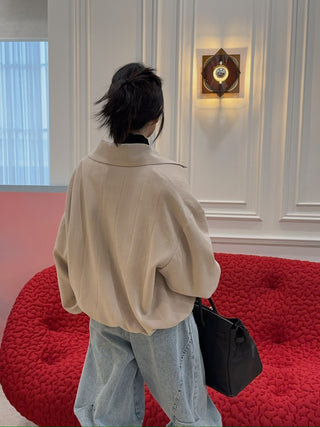THE MANNEI - Bomber Jacket in Beige