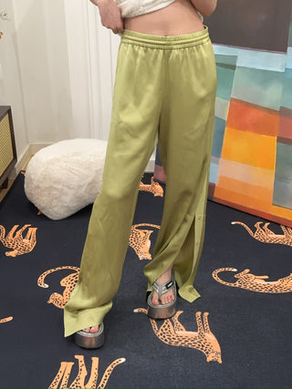 BLUMARINE ENVERS SATIN PANTS
