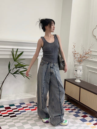BLUMARINE KNIT TANK TOP