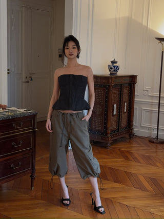 THE MANNEI - Cargo Trousers in Khaki
