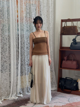 AYA MUSE - Aven Top in Rust Brown