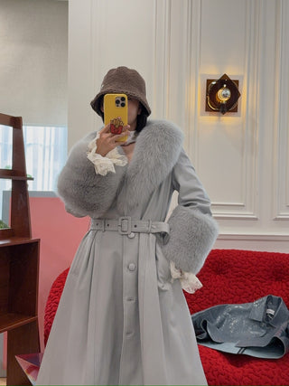 SAKS POTTS - FOXY COAT / GREY