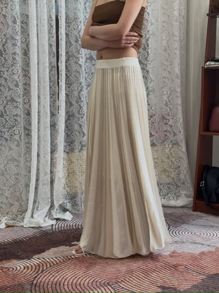 CHRISTOPHER ESBER - Entwined Ribbon Knit Skirt in White