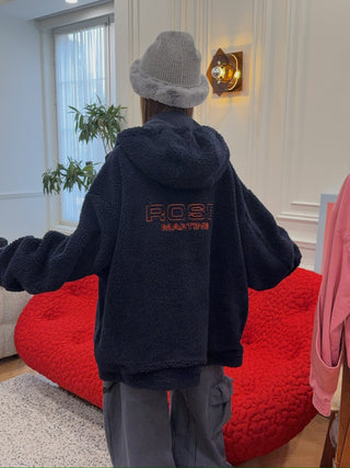 MARTINE ROSE OVERSIZED FLEECE JACKET