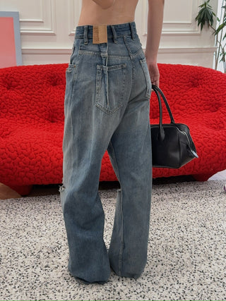 MM6 Maison Margiela Aged denim jeans