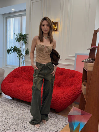 BLUMARINE TOP W/LACE