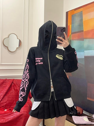 ASHLEY WILLIAMS HAPPY MANGA BUTTERFLY HOODIE