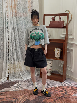 NATASHA ZINKO - Boxer Shorts in Black
