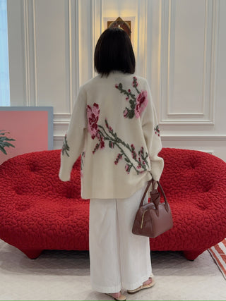 BLUMARINE MAXI SWEATER CARDIGA