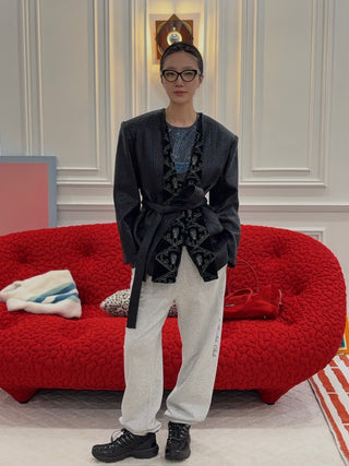 DANIELE CARLOTTA - Oversized Jacket in Black