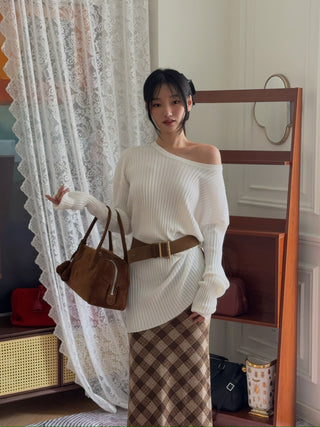 MAGDA BUTRYM - Brigitte in Light Brown Suede with Flower Charm