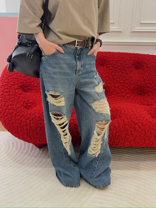 BLUMARINE - DENIM BOYFRIEND