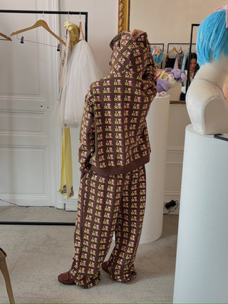 ASHLEY WILLIAMS - Butterfly Hoodie in I Heart Me Choco