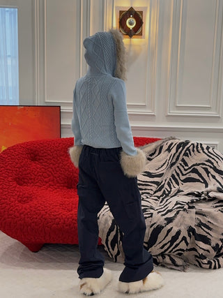 MM6 Maison Margiela - Wide-Leg Denim Jeans in  Dark Blue