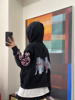 ASHLEY WILLIAMS HAPPY MANGA BUTTERFLY HOODIE