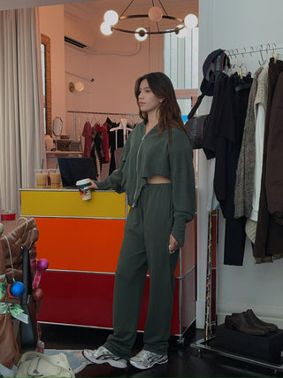 SAMI MIRO VINTAGE SAFETY PIN SWEATPANTS