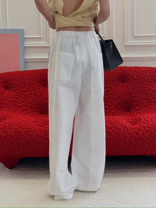 CHRISTOPHER ESBER - Multi Panelled Cotton Pant in White