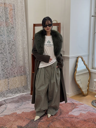 YVES SALOMON MANTEAU 119CM LIANE