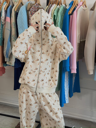 ASHLEY WILLIAMS - Butterfly Hoodie in Peach Deer