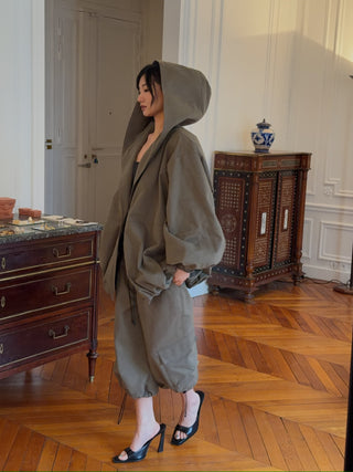 THE MANNEI - Oversized Jacket in Khaki
