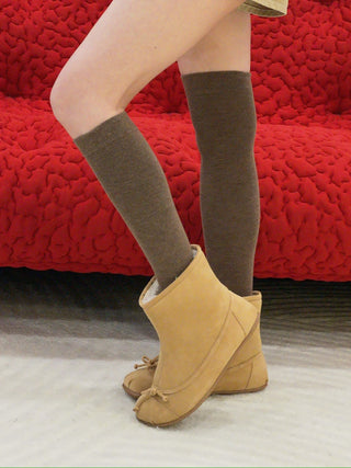 ABRA - BABY BOOT / BEIGE SUEDE