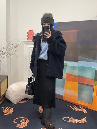 MARTINE ROSE OVERSIZED FLEECE JACKET