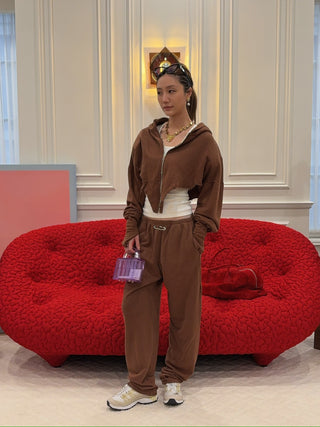 SAMI MIRO VINTAGE V CUT ZIP UP HOODIE