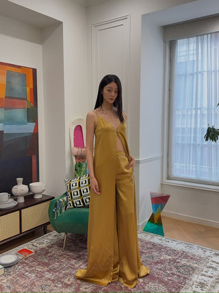 MÔNOT - CAMISOLE LONG TOP / GOLD