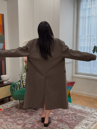 LESUGIATELIER WOOL TAILORED LONG COAT