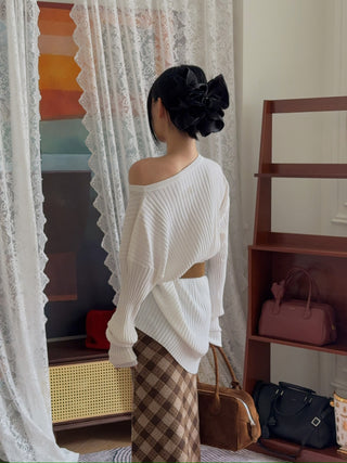 MM6 Maison Margiela FLUTED TEXTURE KNITWEAR